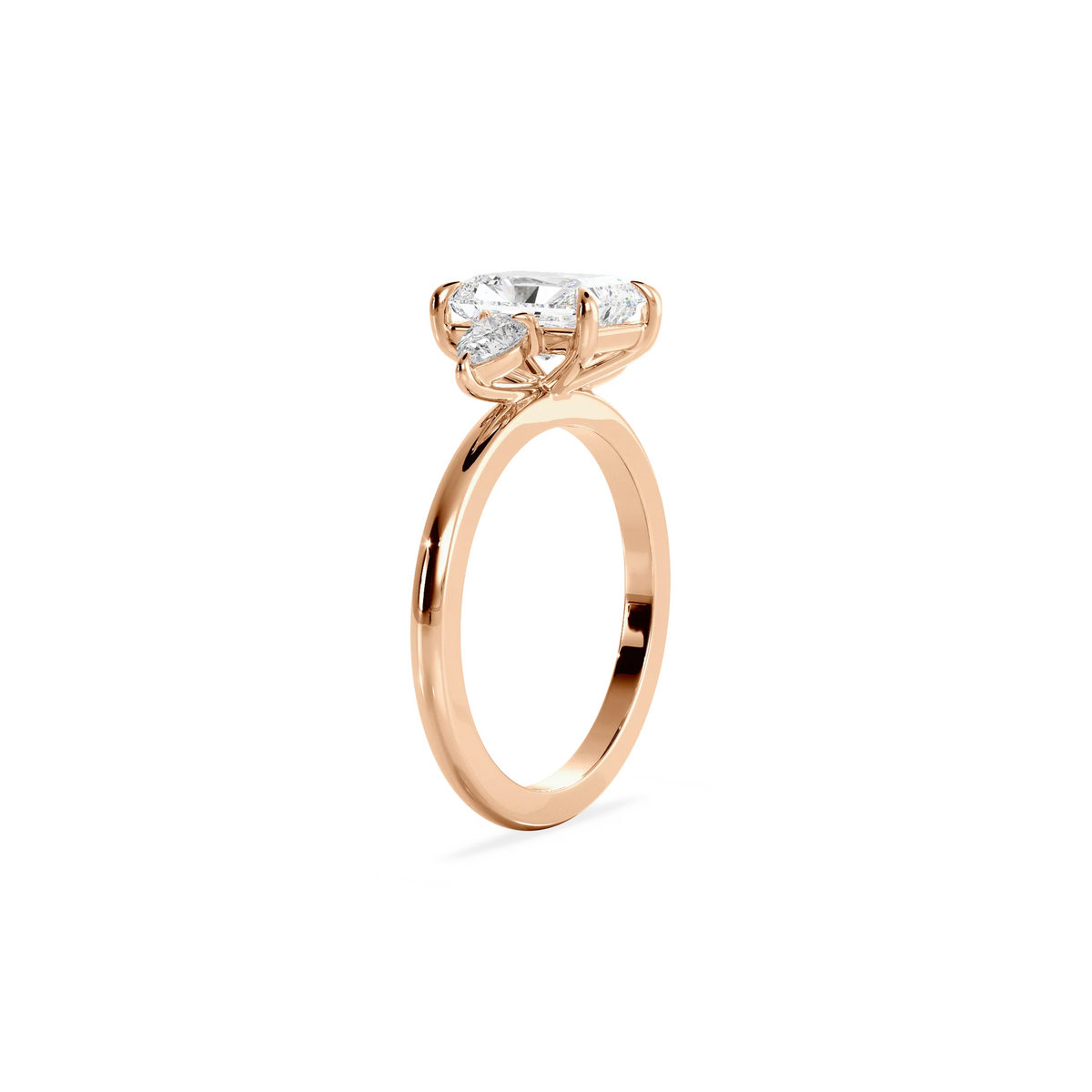 Trinity Radiant rose gold