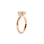 Trinity Elongated Cushion Rose  Gold