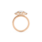 Trinity Oval rose gold