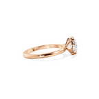 Trinity Oval rose gold