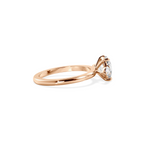 Trinity Elongated Cushion Rose  Gold