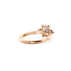 Trinity Emerald rose gold