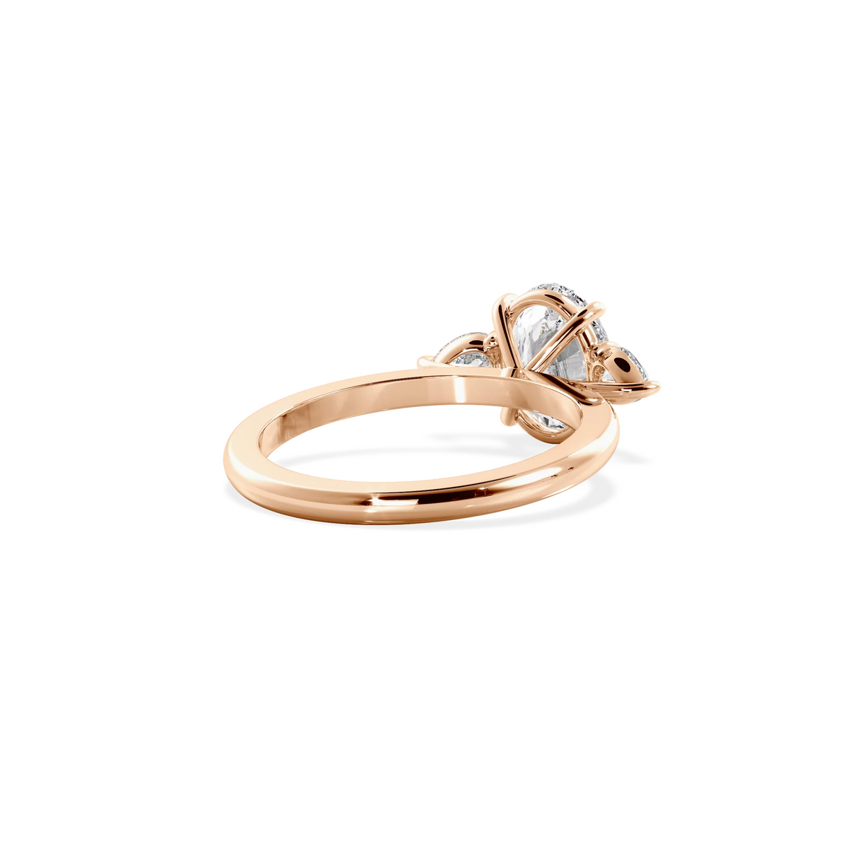Trinity Oval rose gold
