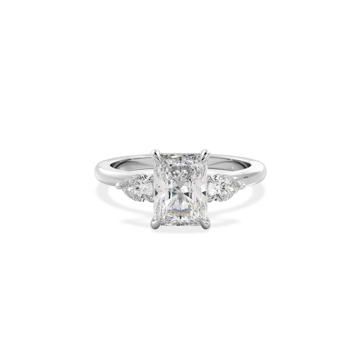 Trinity Radiant white gold