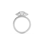 Trinity Emerald white gold
