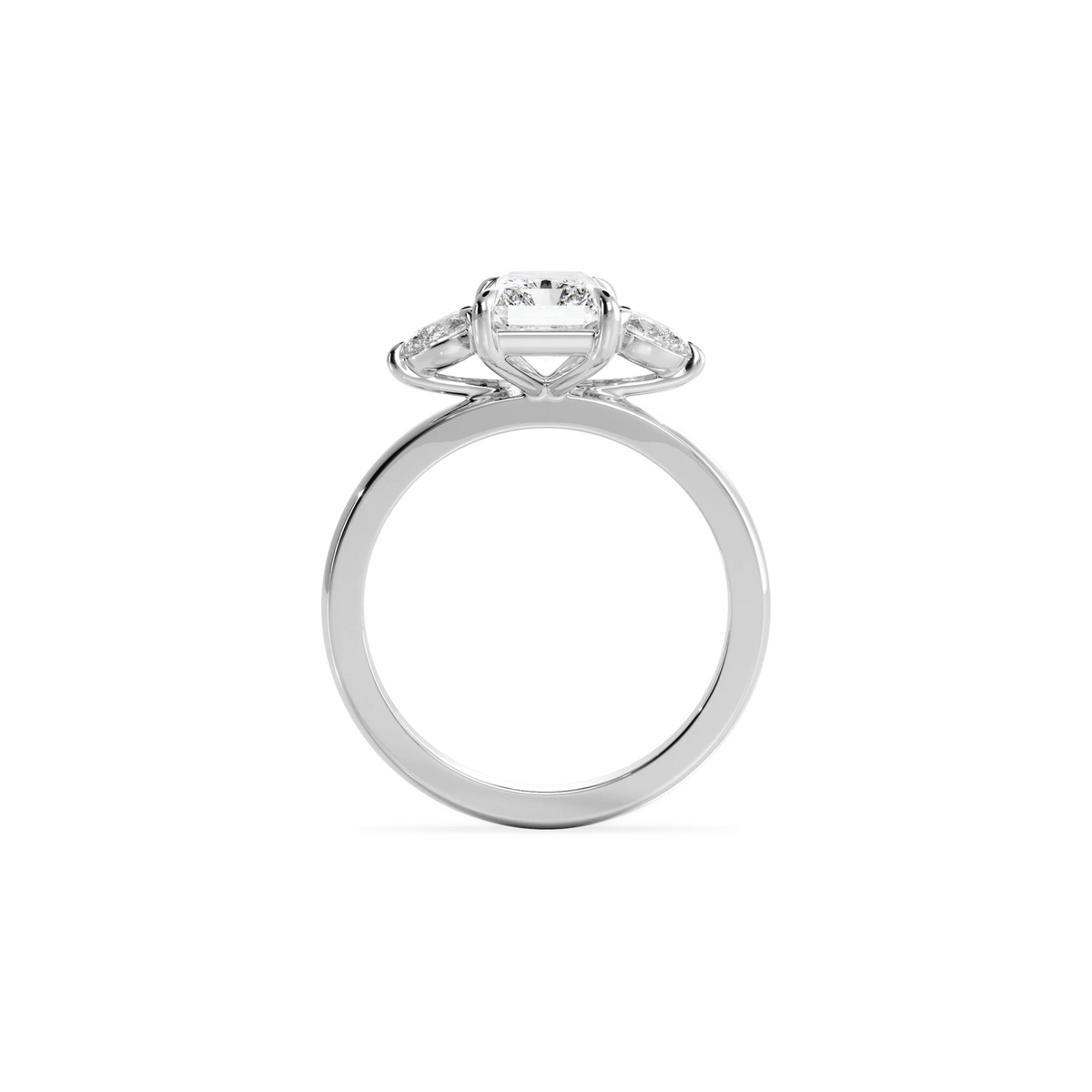 Trinity Radiant white gold