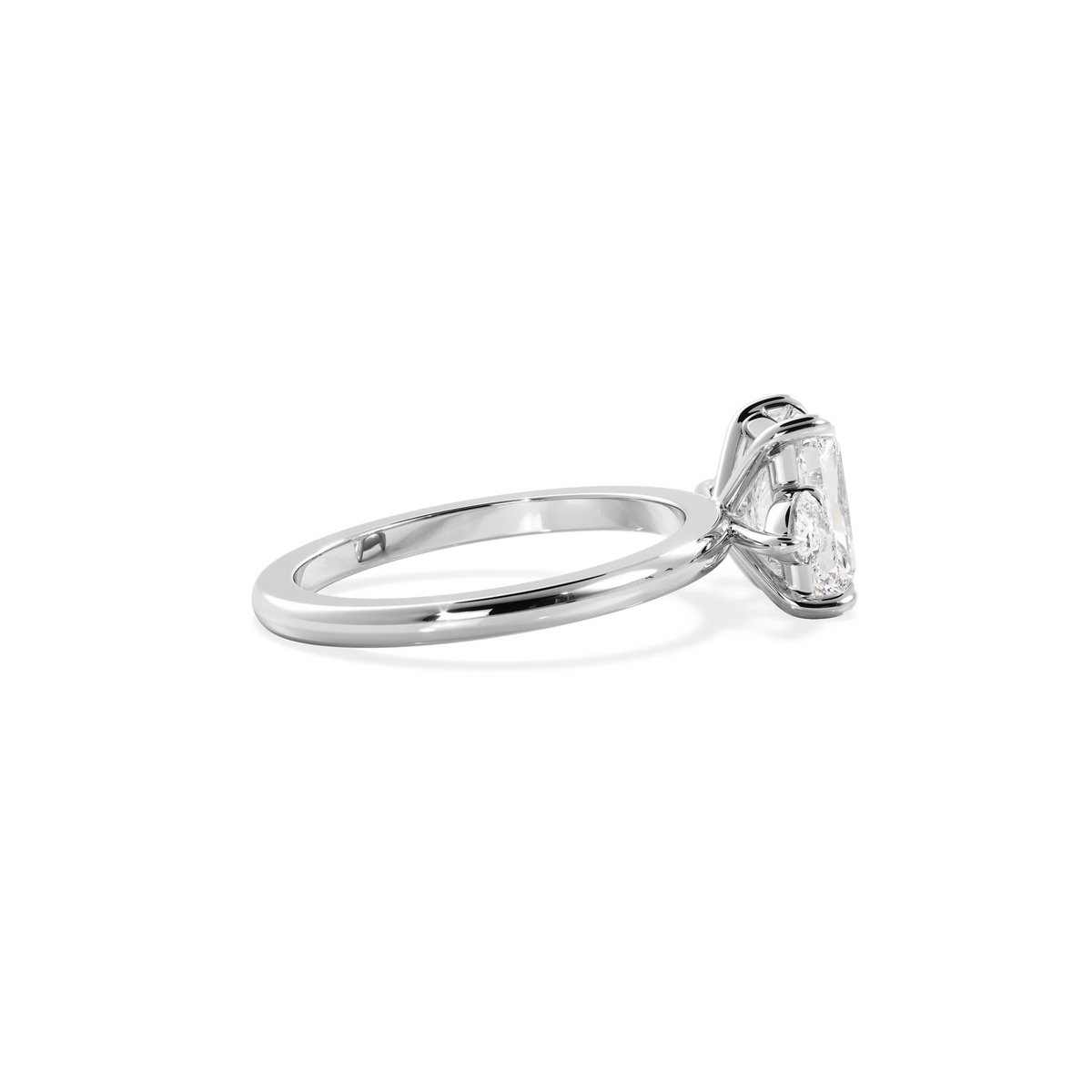 Trinity Radiant white gold