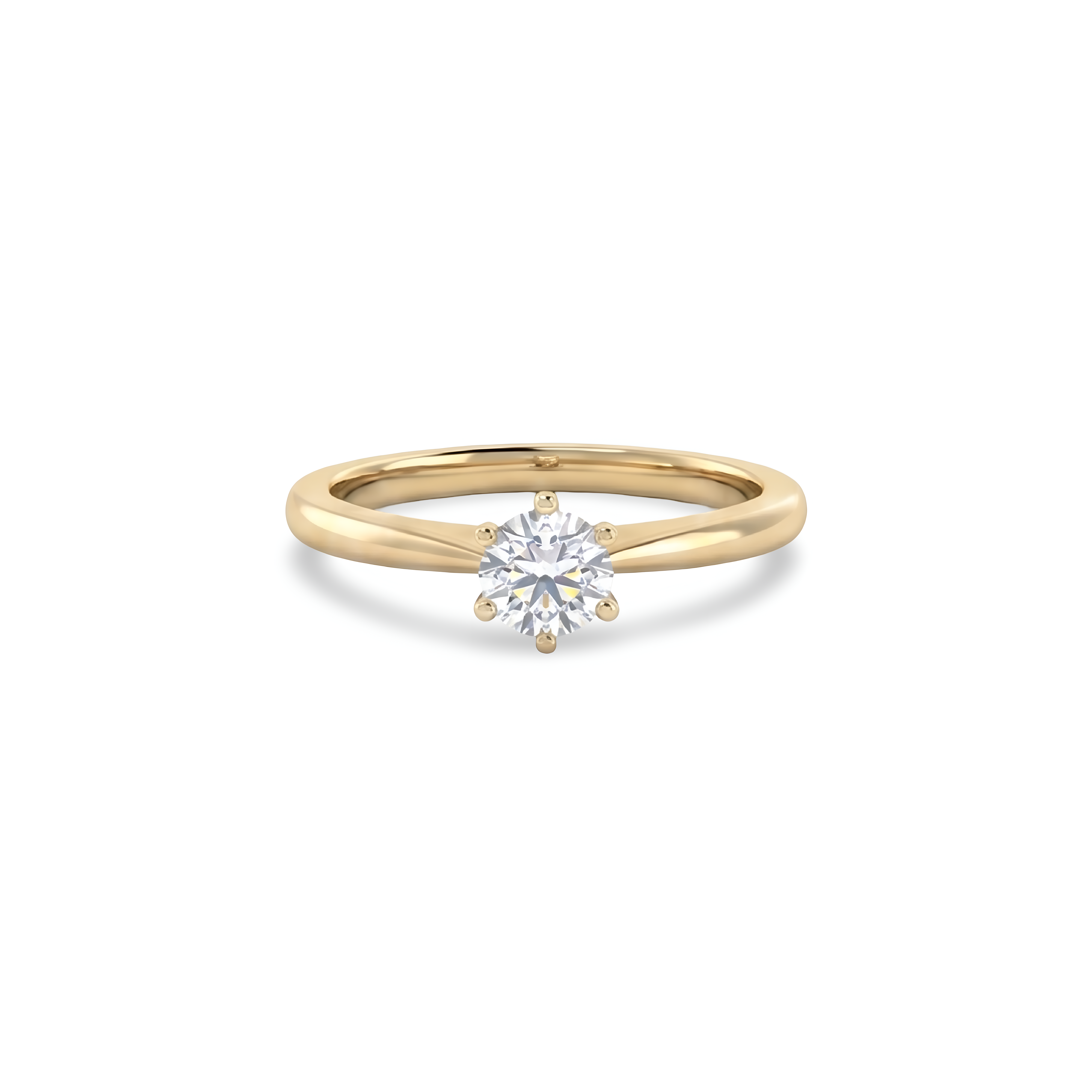 Anillo de compromiso Andrómeda oro amarillo