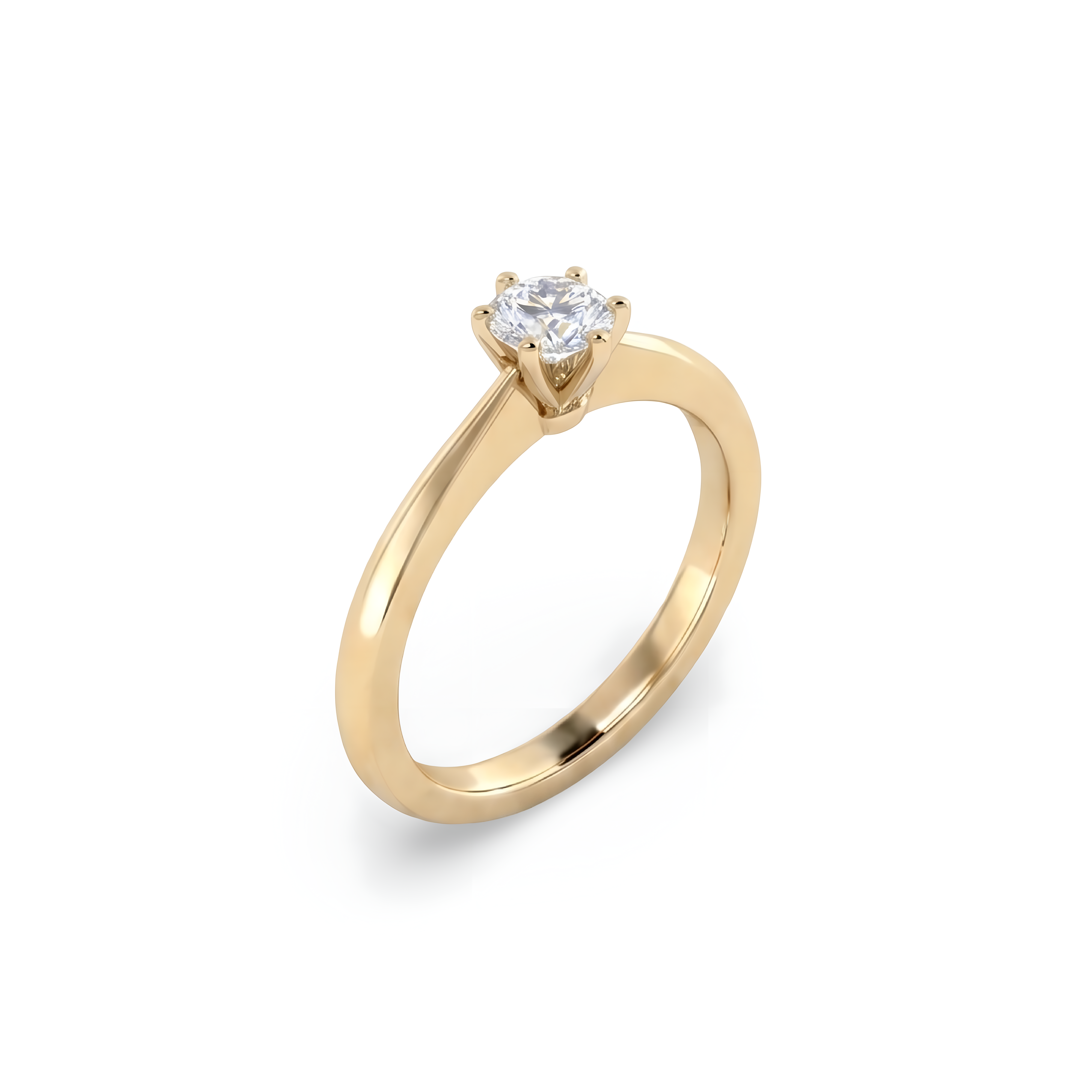 Anillo de compromiso Andrómeda oro amarillo