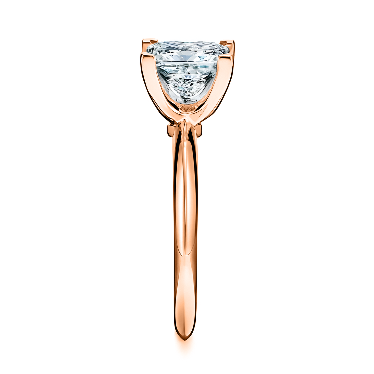 Anillo de compromiso Princesa Oro rosado