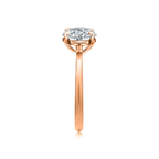 Anillo de compromiso Brillante Oro rosado