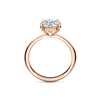 Anillo de compromiso Brillante Oro rosado